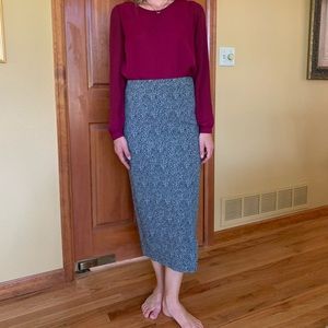 Maxi work skirt